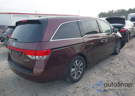 2015 Honda Odyssey Touring z USA, uszkodzony, nr VIN 5FNRL5H9XFB026405